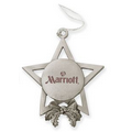 Star Pewter Finish Ornament